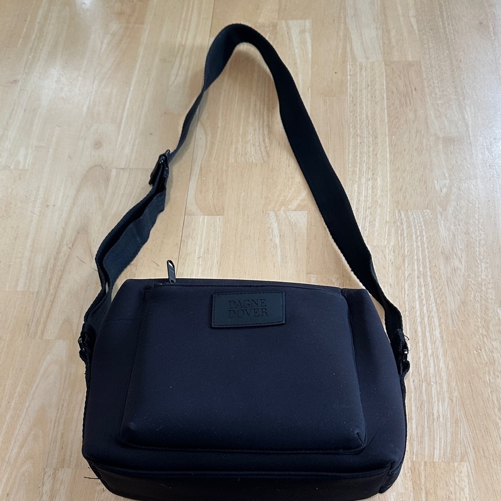 Dagne Dover Micah Midnight Black Messenger Bag
